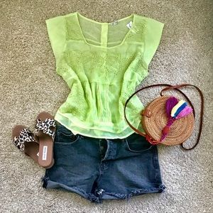 Chiffon American Eagle Top XL